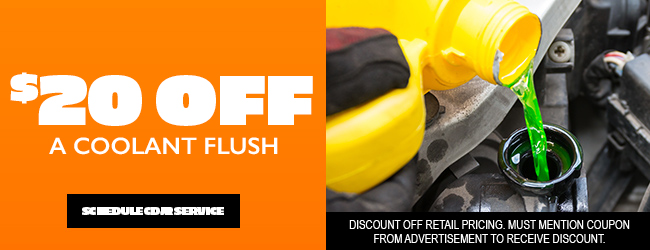 five usd off oil change and tire rotation
