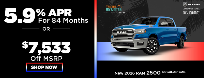 2026 RAM 2500 offer