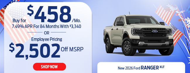 2026 Ford Ranger offer