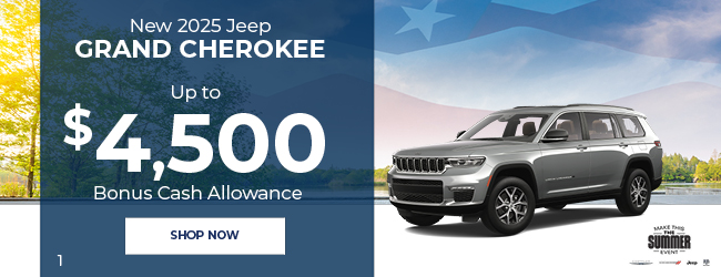2025 Jeep Grand Cherokee special offers
