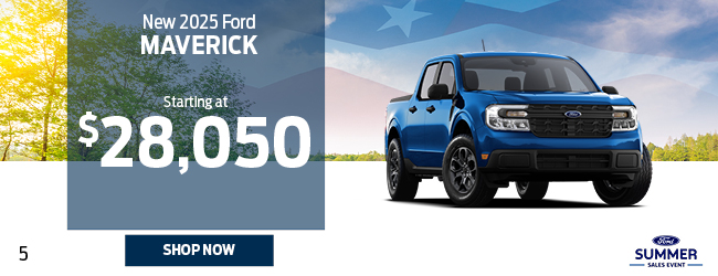 discount on 2025	Ford	Maverick