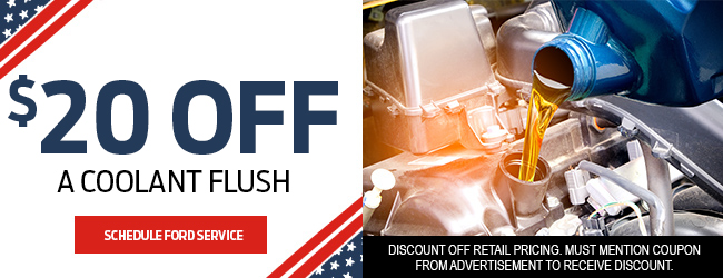 $20 off coolant flush