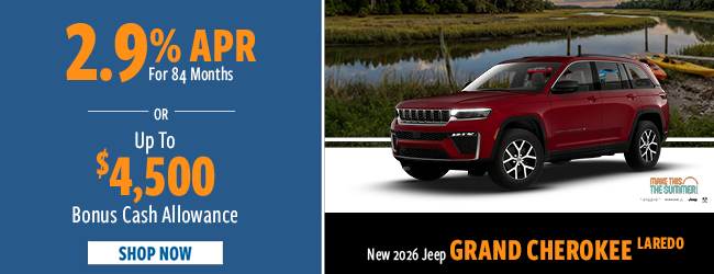 2026 Jeep Grand Cherokee offer