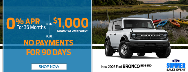 2026 Ford Bronco offer