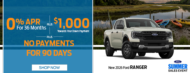 2026 Ford Ranger offer
