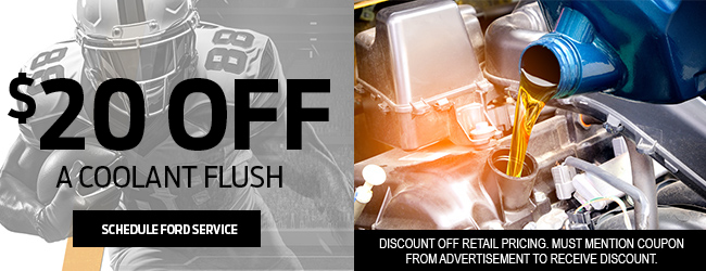 $20 off coolant flush