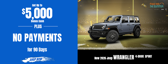 2026 Jeep Wrangler offer