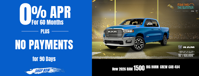 2026 RAM 1500 offer