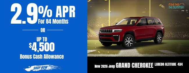 2026 Jeep Grand Cherokee offer