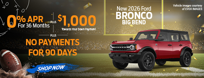 2026 Ford Bronco offer