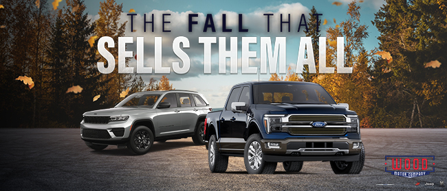 Get Ready for the Fall That Sells Them All at Wood CDJR Carthage and Wood Ford Carthage