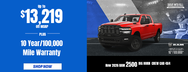 2026 RAM 2500 offer