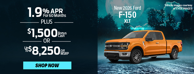 new Ford F-150 trucks