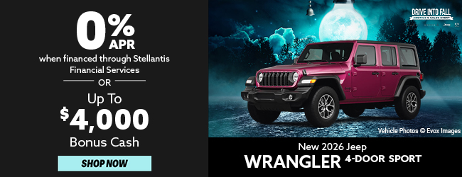 2026 Jeep Wrangler offer