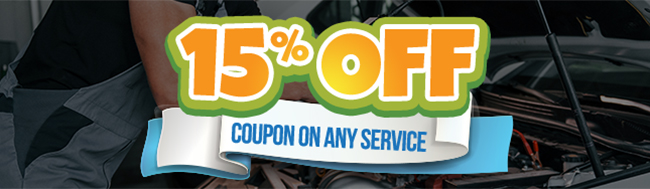 15 present off coupon on any service