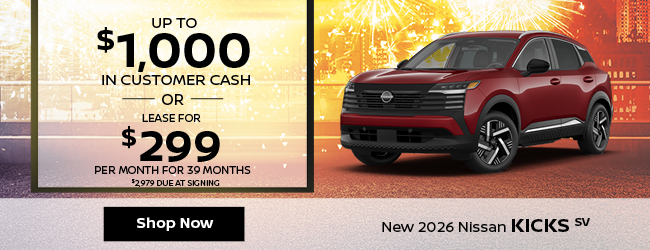 2026 Nissan Kicks SV offer