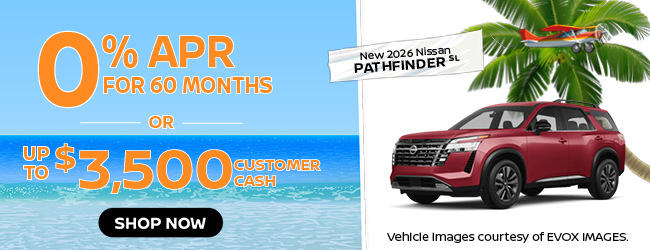 2026 Nissan Pathfinder SV offer