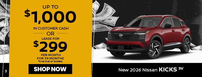 2025 Nissan Kicks offer