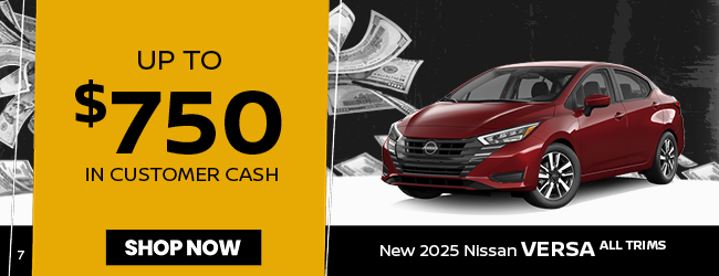2025 Nissan Versa offer