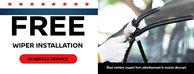 Free Wiper Installation