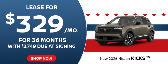 2026 Nissan Kicks SV FWD offer