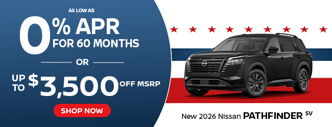 2026 Nissan Pathfinder offer