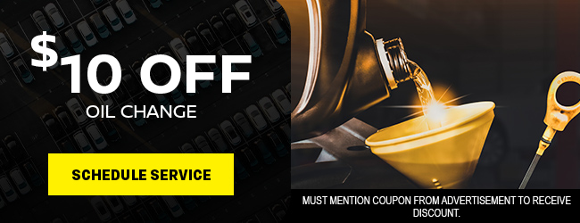 Service offer on oil change