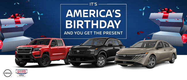 Its Americas Birthday and you get the present