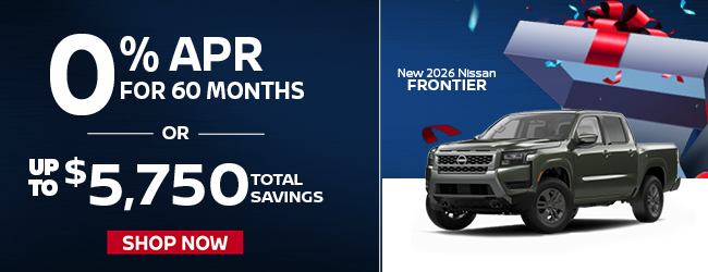 2026 Nissan Frontier offer