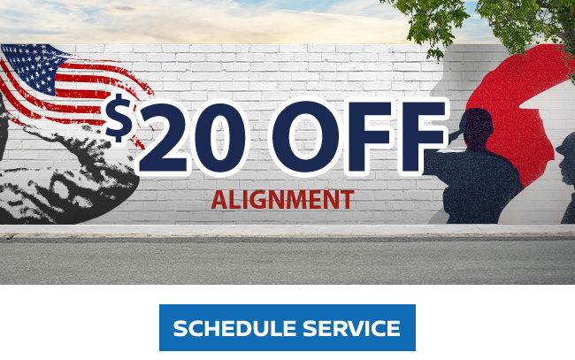 20 dollars off alignment