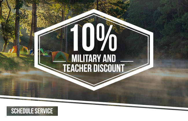 10% military and teacher discount