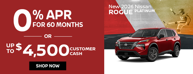 2026 Nissan Rogue S offer