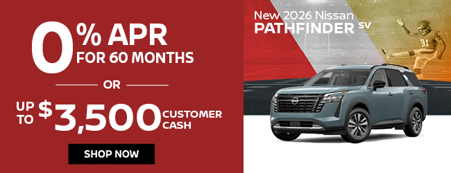 2026 Nissan Pathfinder SV offer