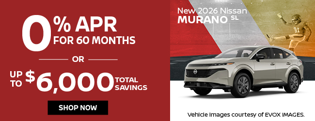 2026 Nissan Murano offer