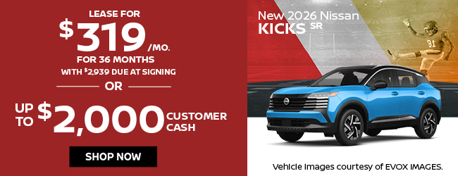 2026 Nissan Kicks S Offer