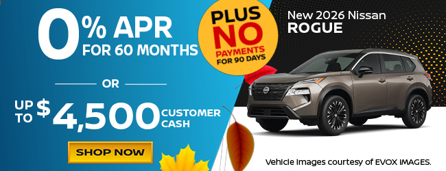 2026 Nissan Rogue S offer
