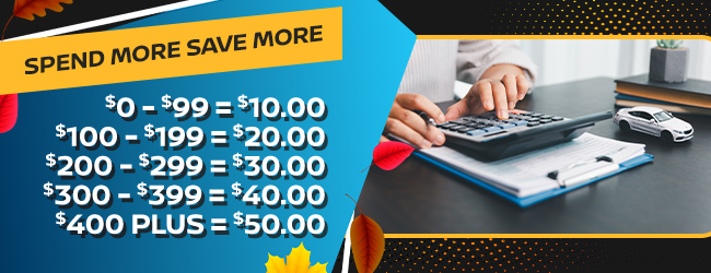 discount on repair