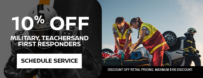 Service offer Military and Teacher discount