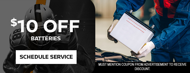 Service offer on oil change