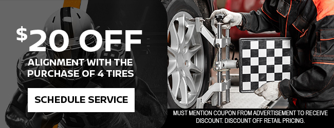 Service offer on wheel alignment