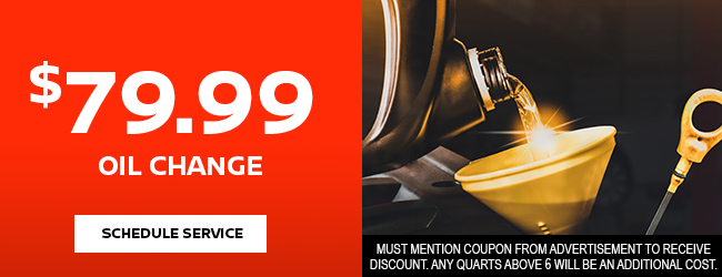 Service offer on oil change