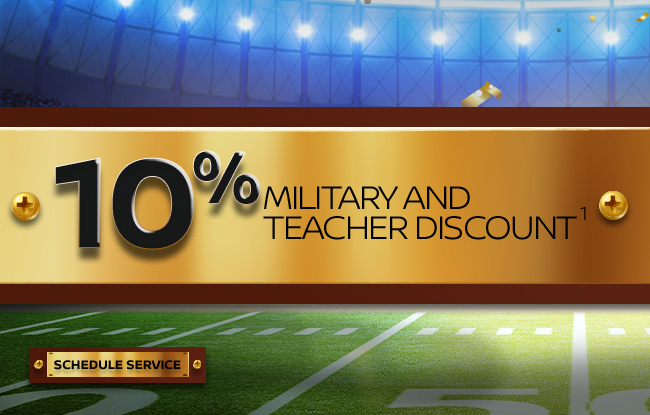 ten percent military and teacher discount