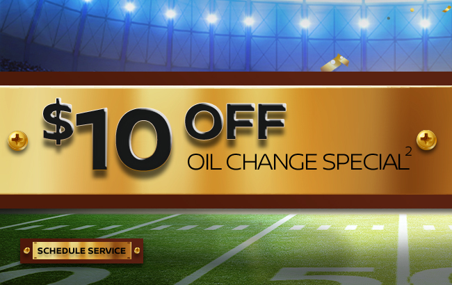 ten dollars off oil change