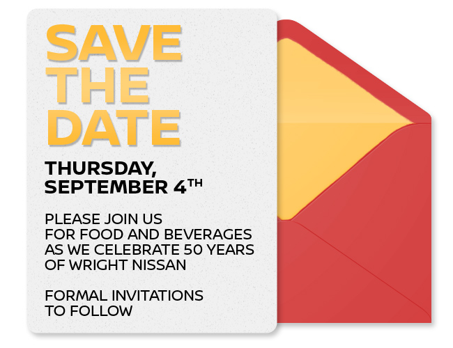 Wright Nissan - Celebrating 50 years