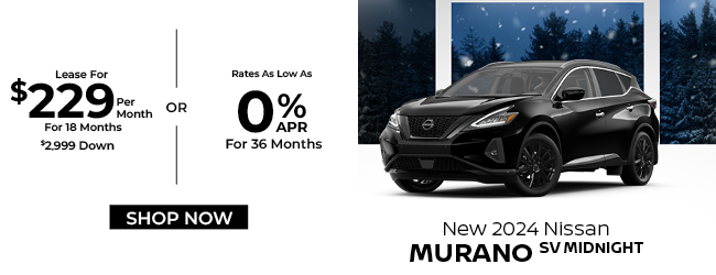 2024 Nissan Murano SV Midnight offer