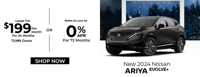 2024 Nissan Ariya Evolve+ offer