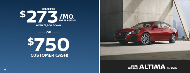 NEW 2026 Nissan Altima SV FWD+