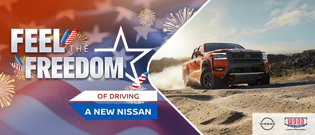 Feel the Freedom of driving a new Nissan