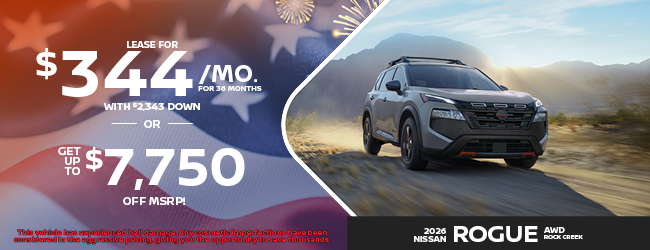 2026 Nissan Rogue AWD Rock Creek offer