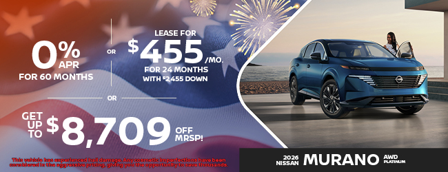2026 Nissan Murano AWD Platinum offer